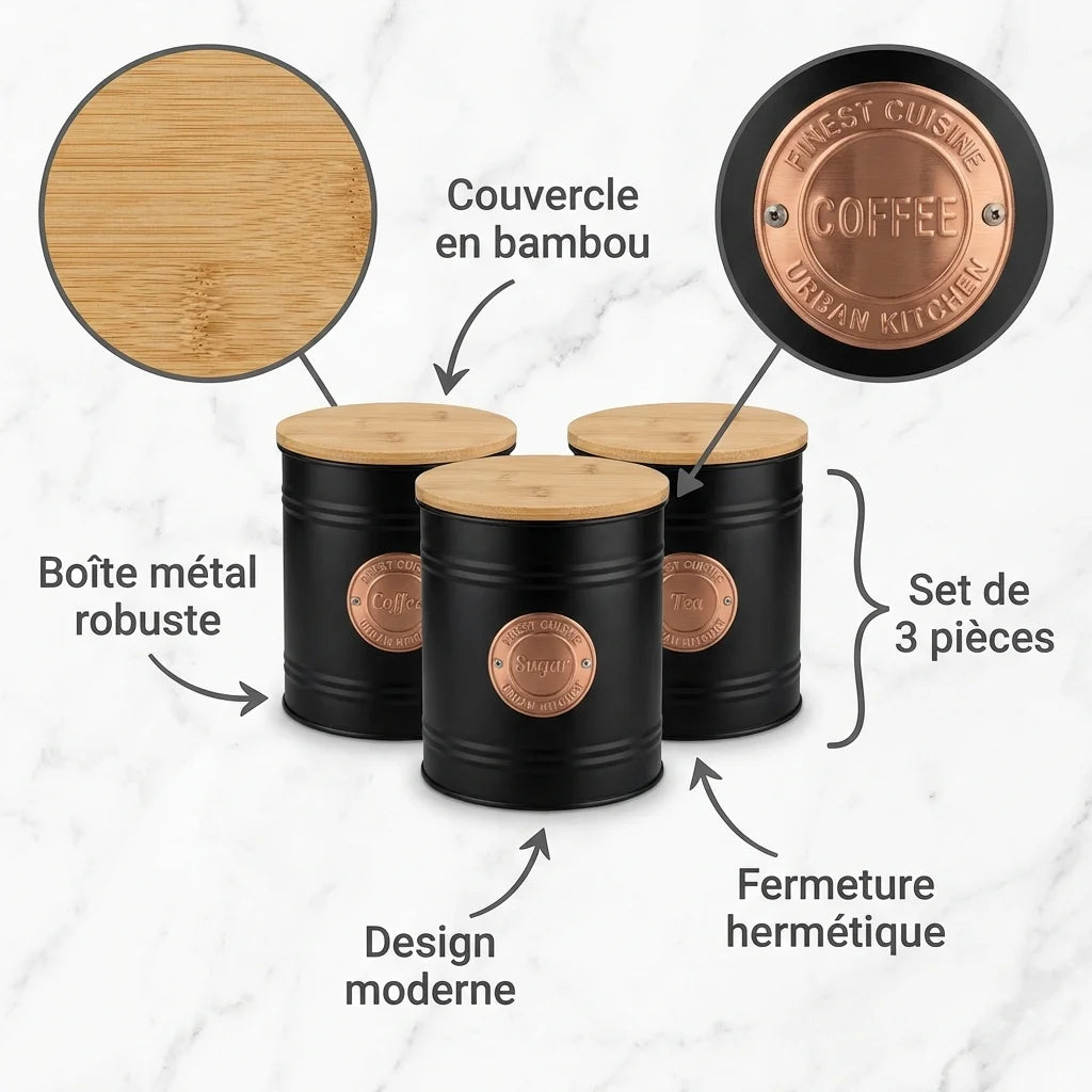 Storage jars – 3 pieces