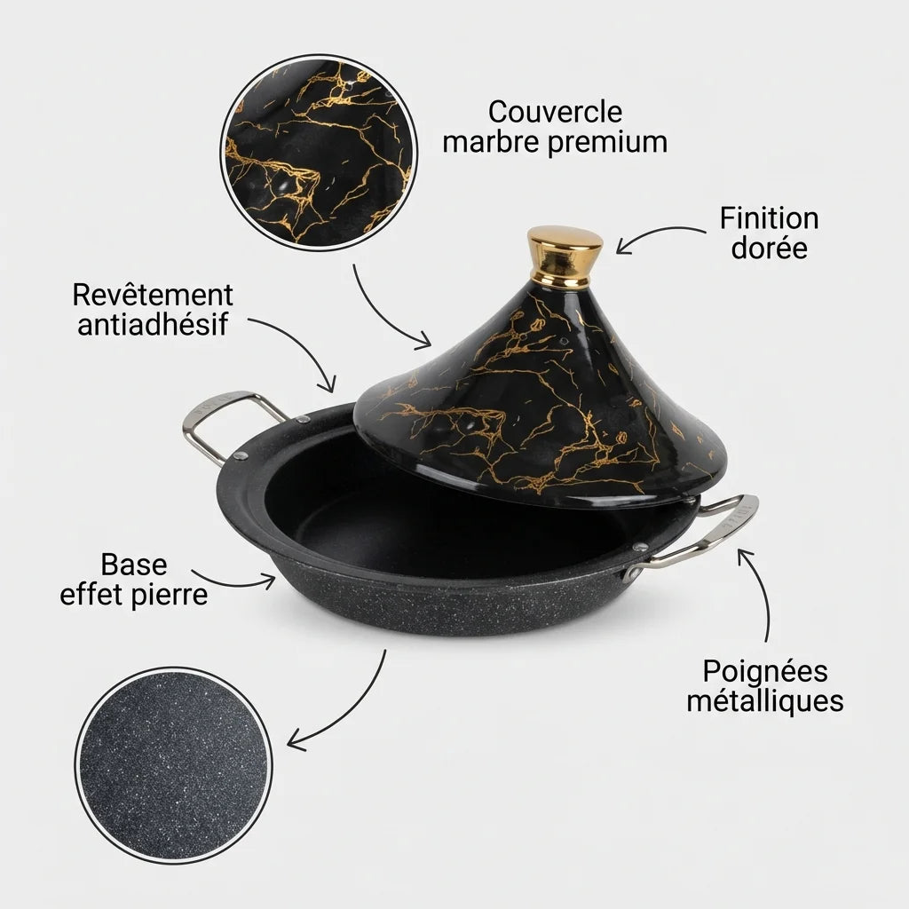 Tajine marbré