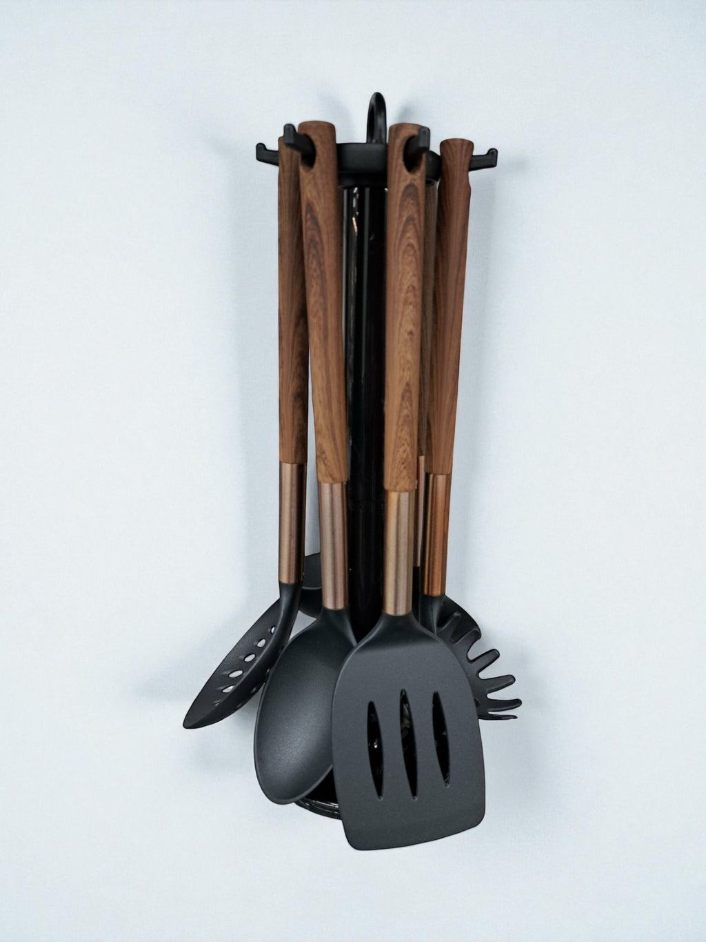 Set d’ustensiles avec support  - 7 pièces