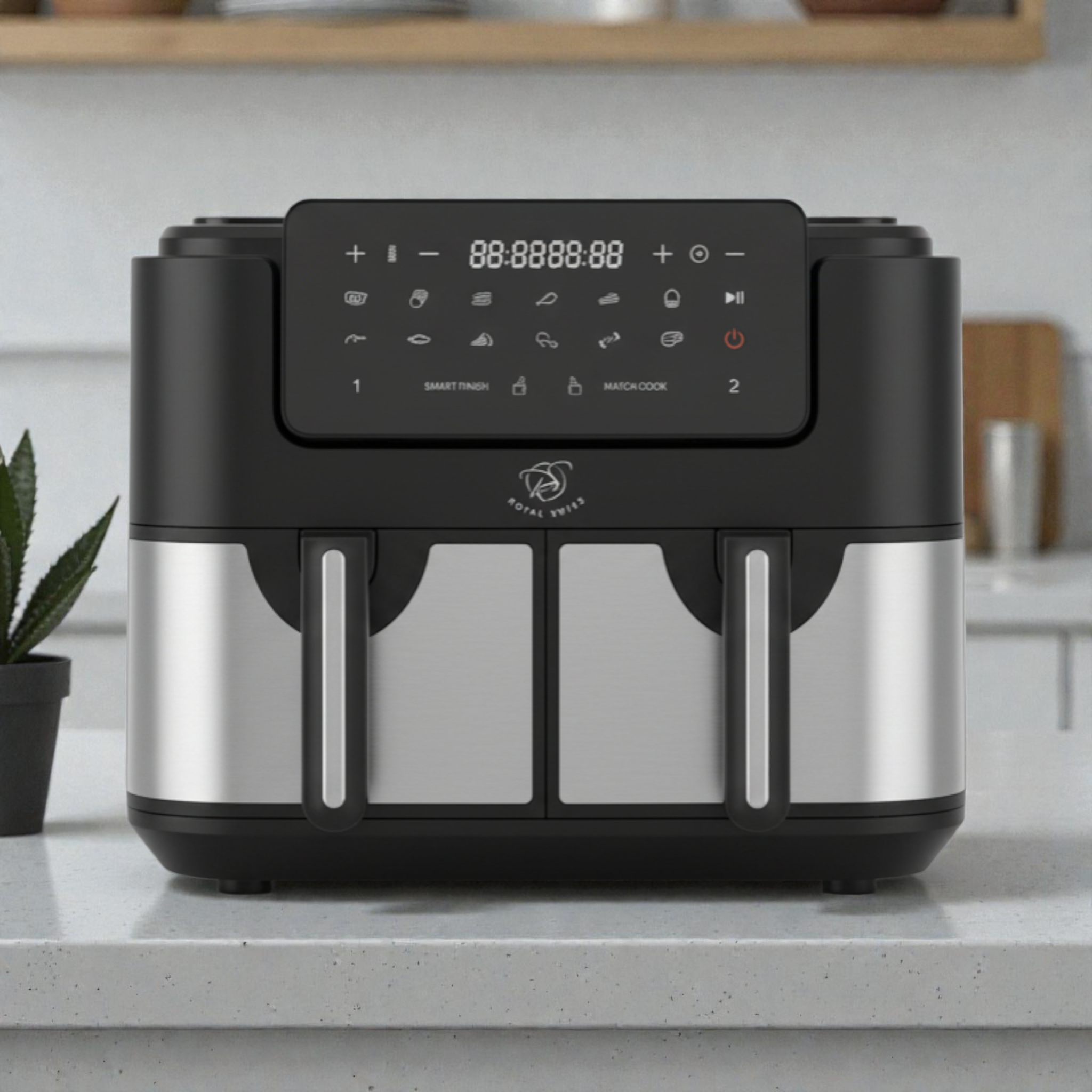 Air fryer double compartiment - 4,5L + 4,5L