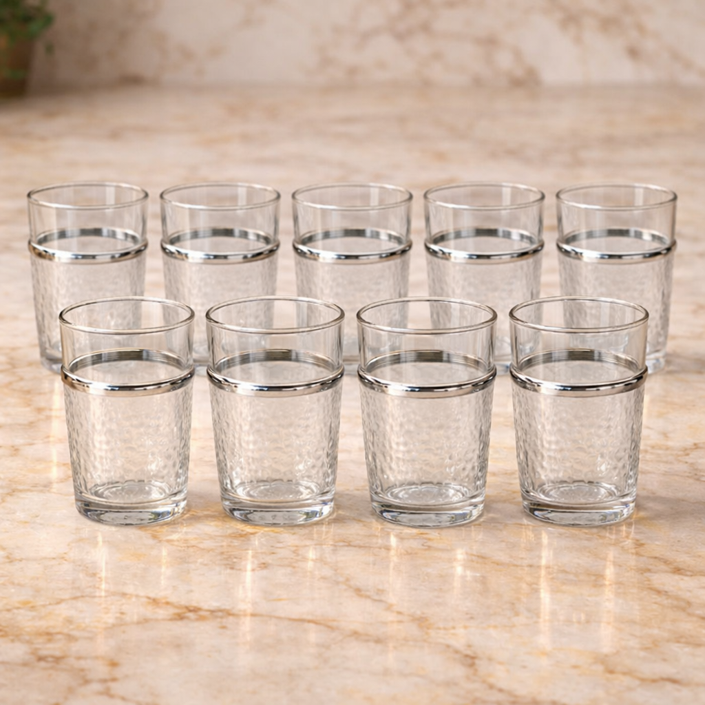 Lot de 12 Verres à Thé Orientaux