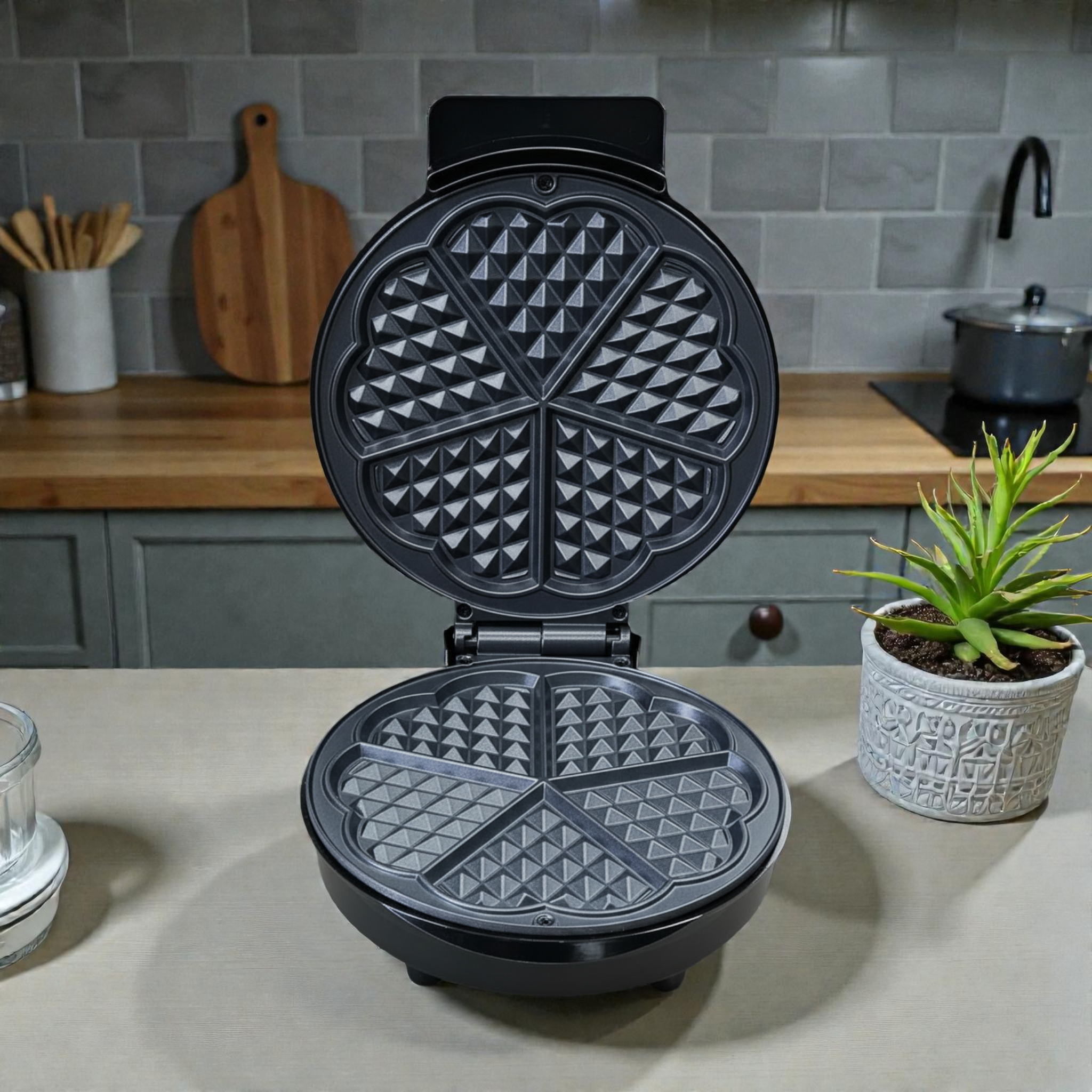 Gaufrier électrique 5 cœurs