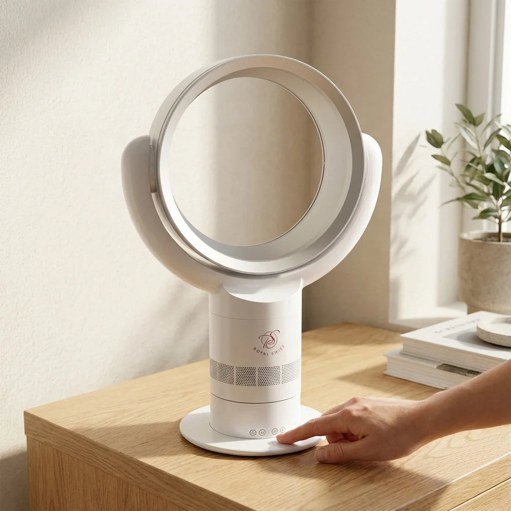 Ventilateur 360° – Sans Pales, Silencieux & Puissant