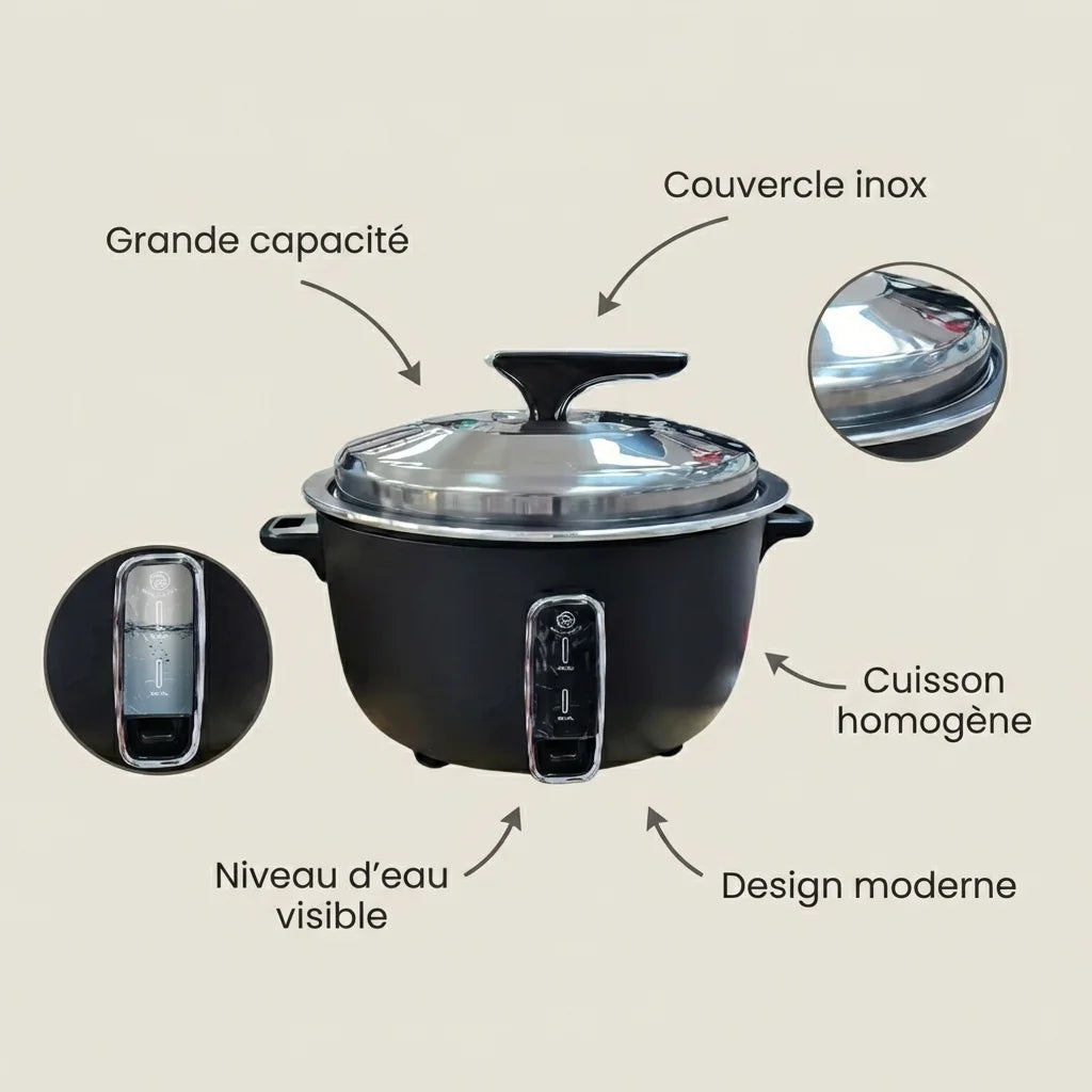 Cuiseur à riz électrique grande capacité 10L