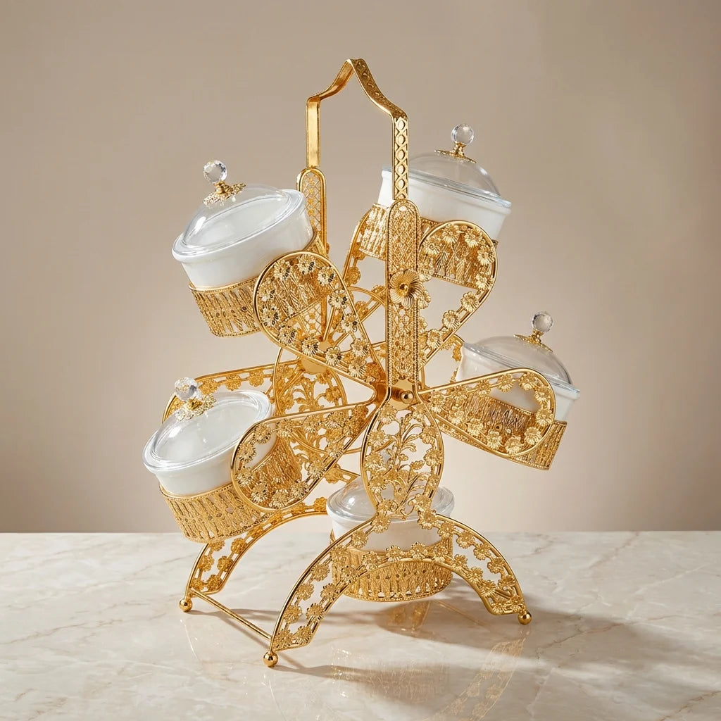 Presentoir Caroussel 5 bols