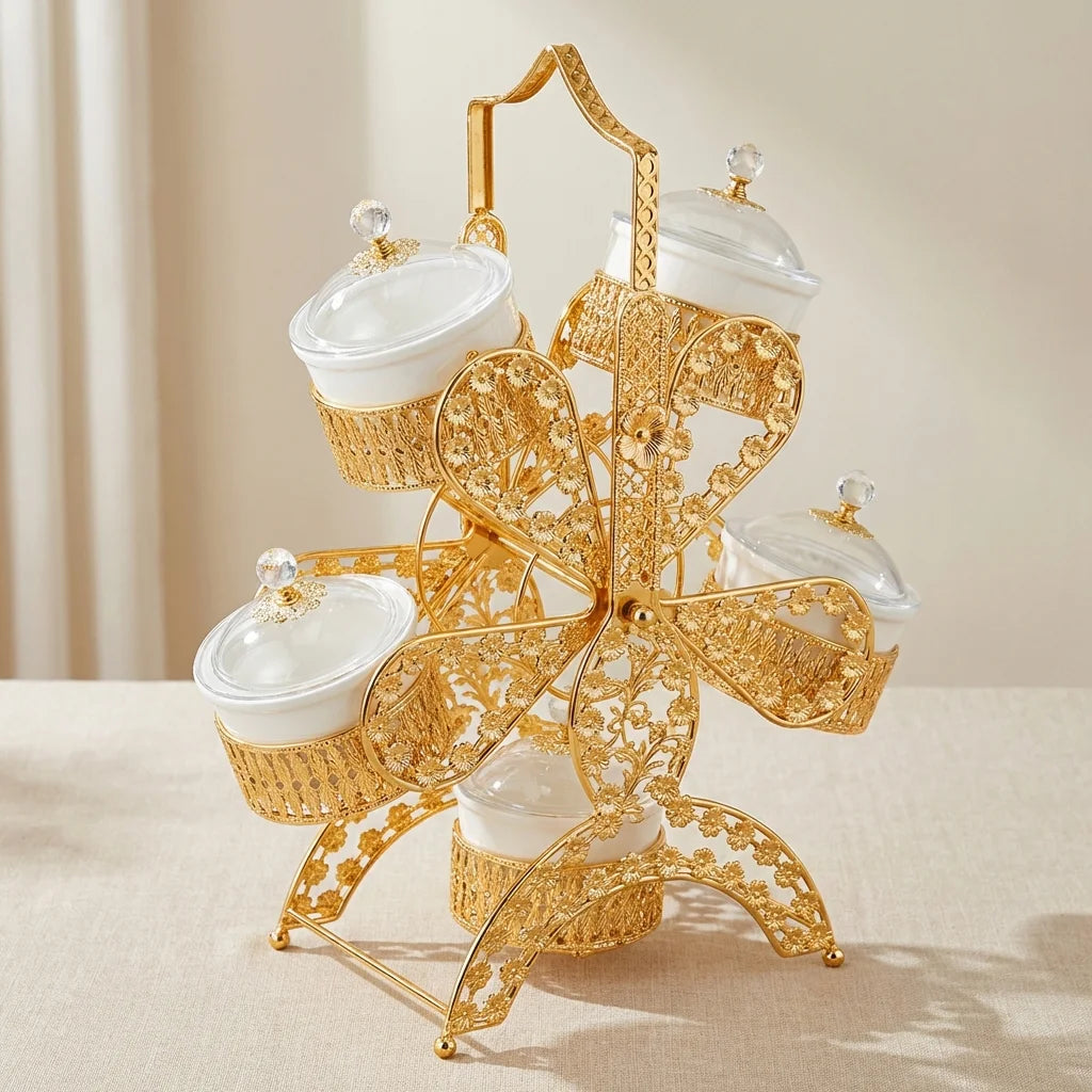 Presentoir Caroussel 5 bols