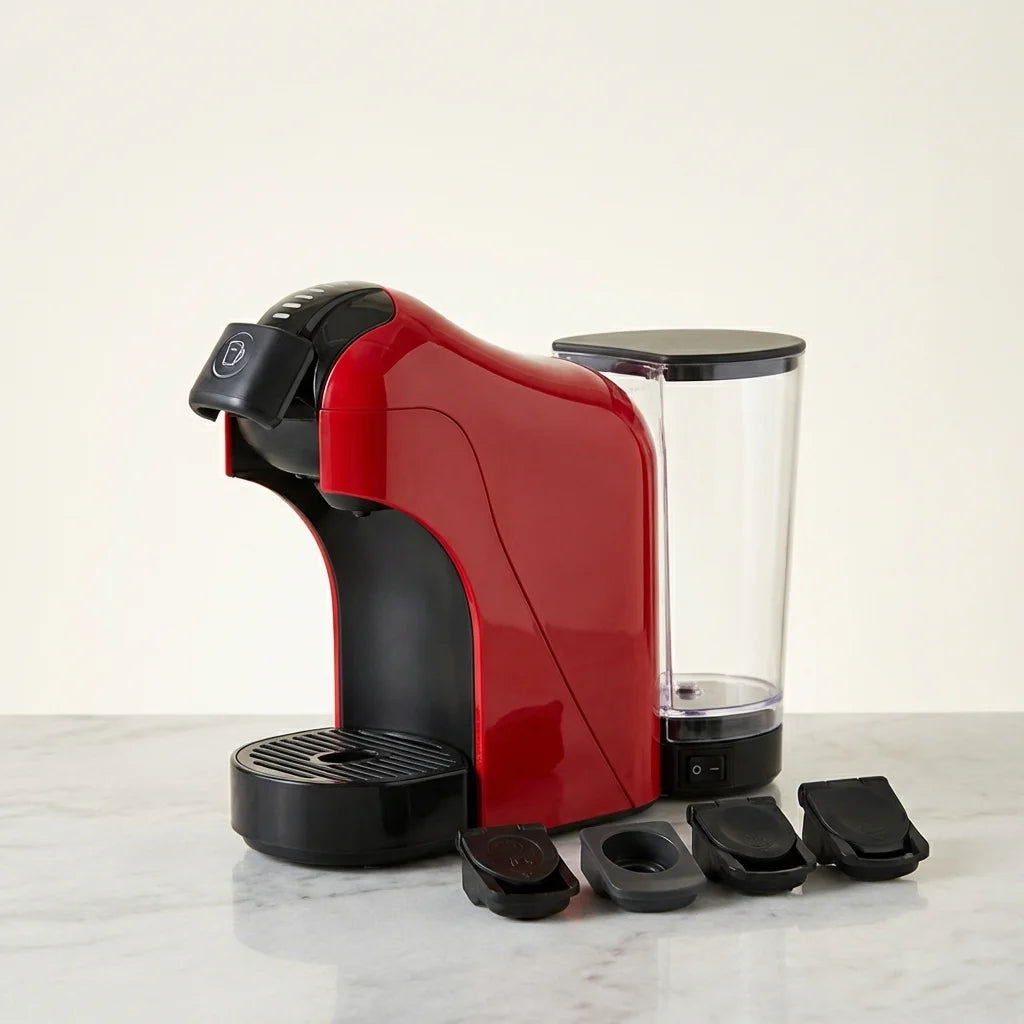 Cafetière multifonction à capsules – Poudre + Dolce Gusto + Nespresso
