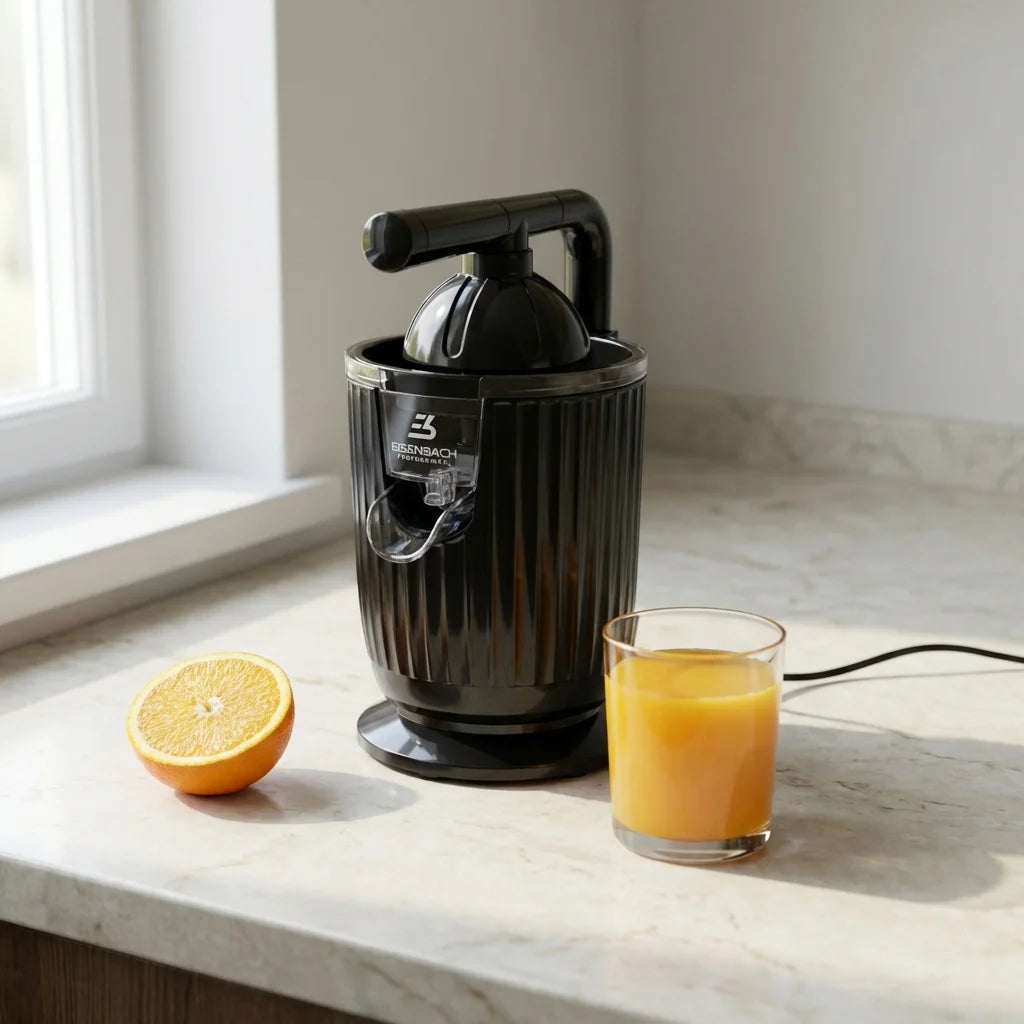 Presse Agrumes Électrique 140W – Extracteur de Jus Compact pour Orange, Citron et Fruits