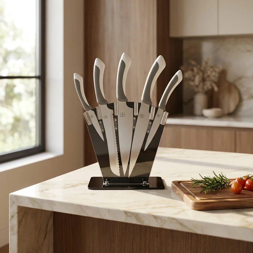 Socle couteaux éventail – 5 pièces