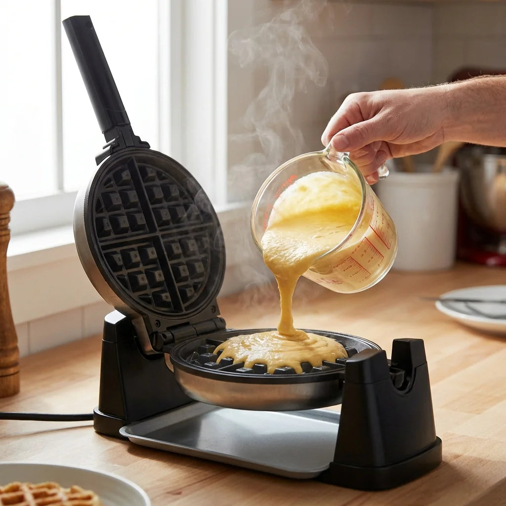 Gofrera redonda eléctrica