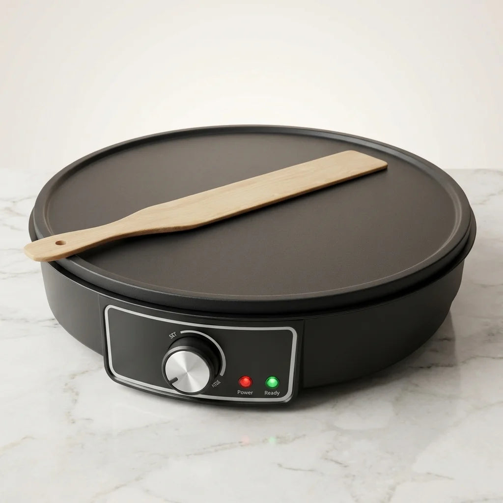 Crêpière électrique 30 cm - Plaque antiadhésive