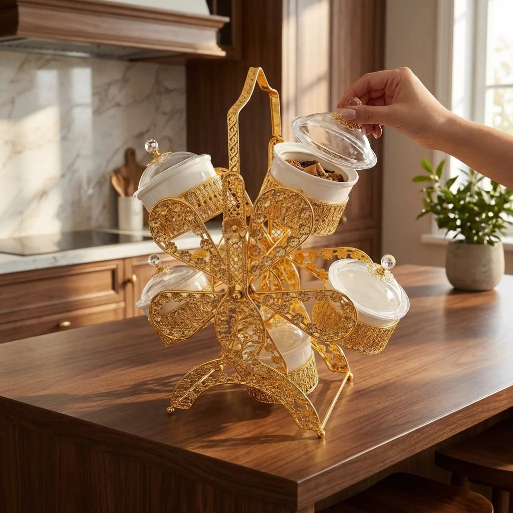 Presentoir Caroussel 5 bols