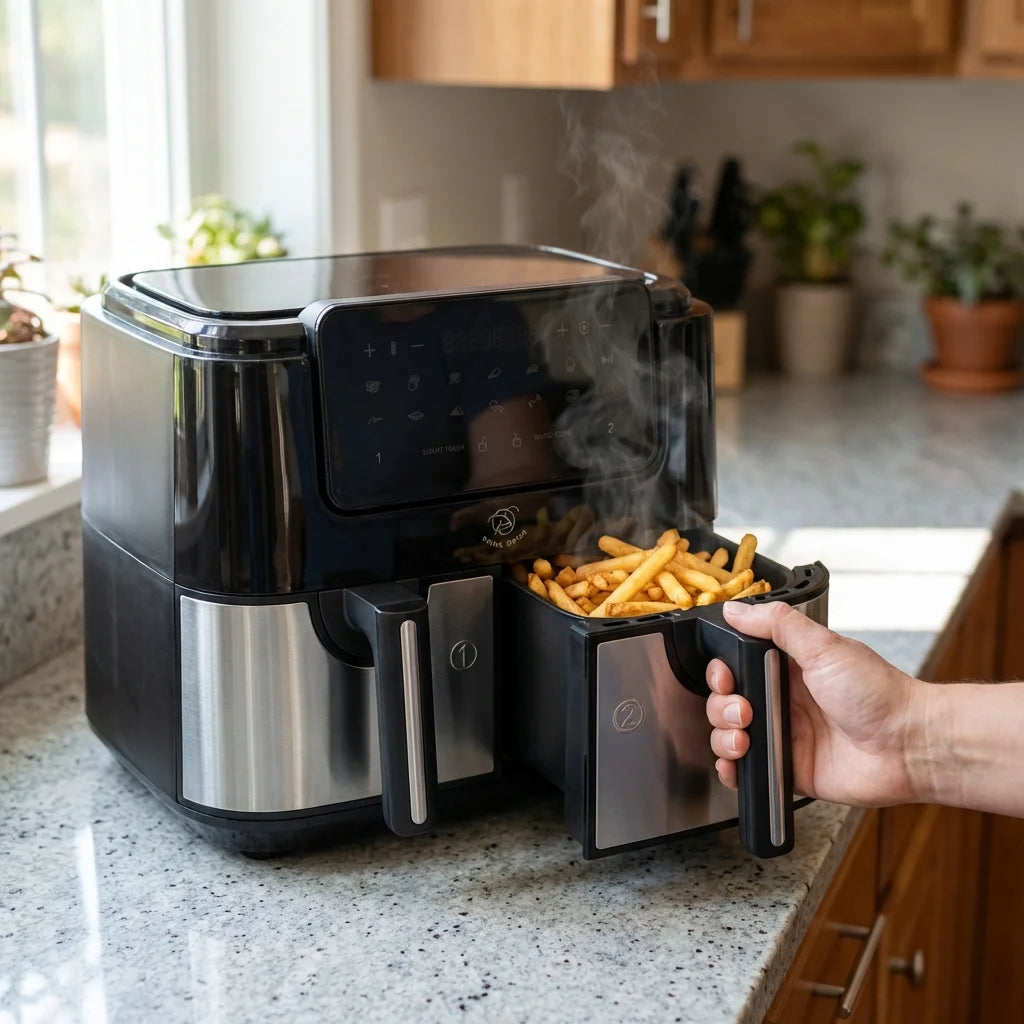 Air fryer double compartiment - 4,5L + 4,5L