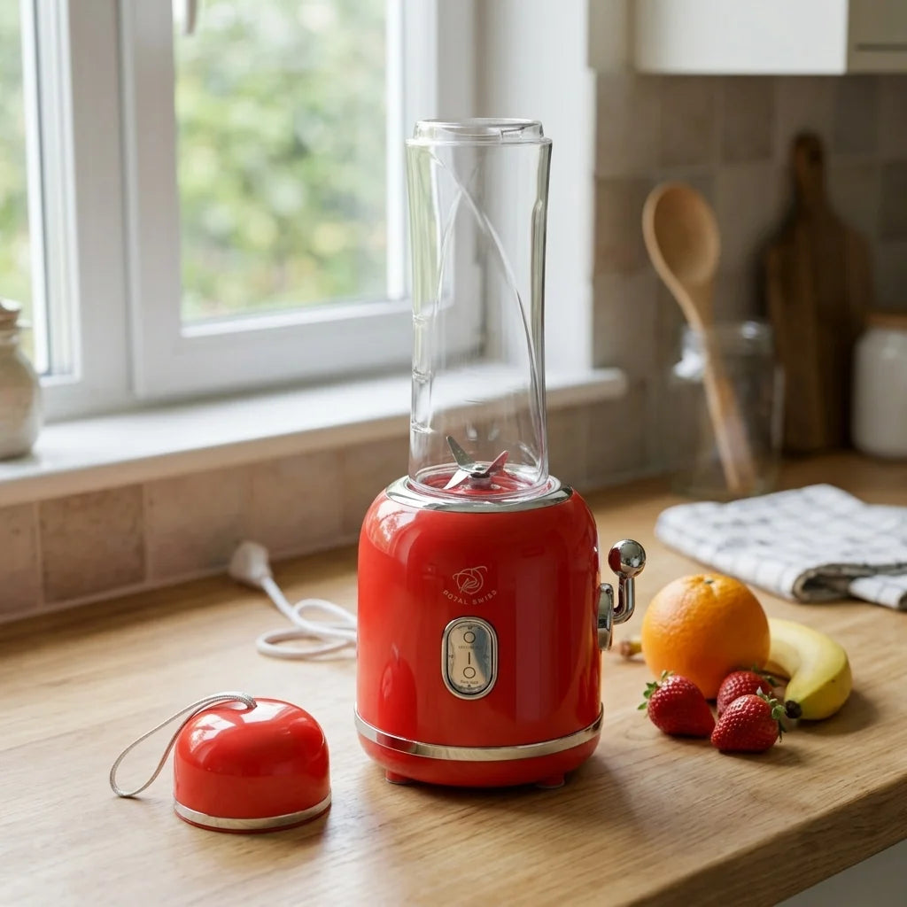 Blender Smoothie Portable 300W – Mixeur Électrique Compact avec Bouteille