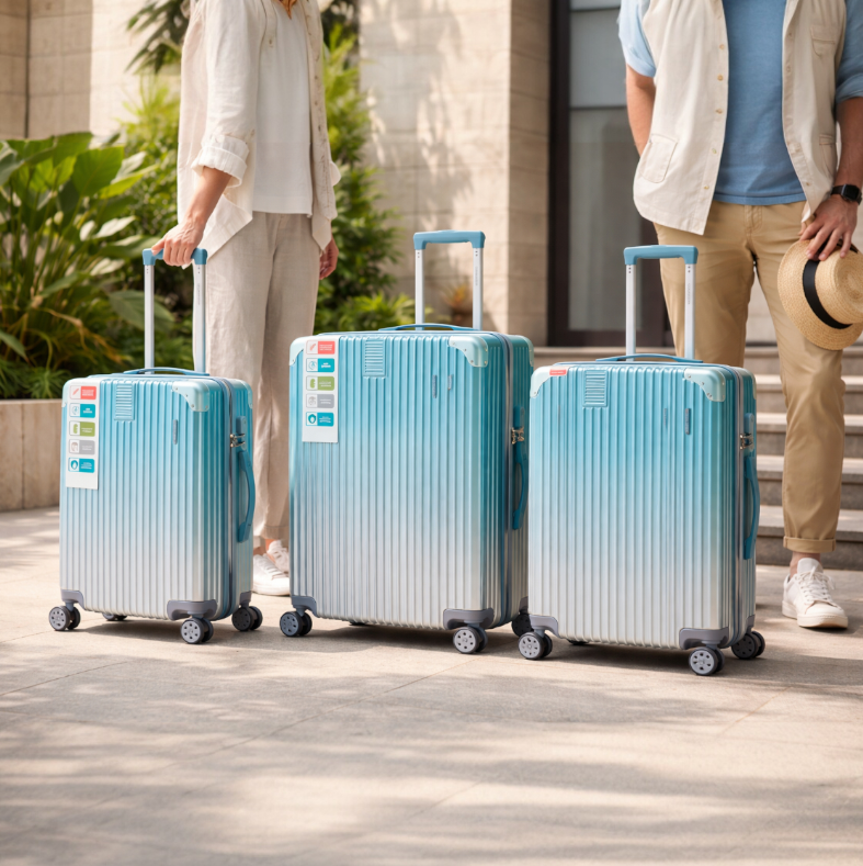 Set de 3 Valises – (cabine + moyenne + grande)