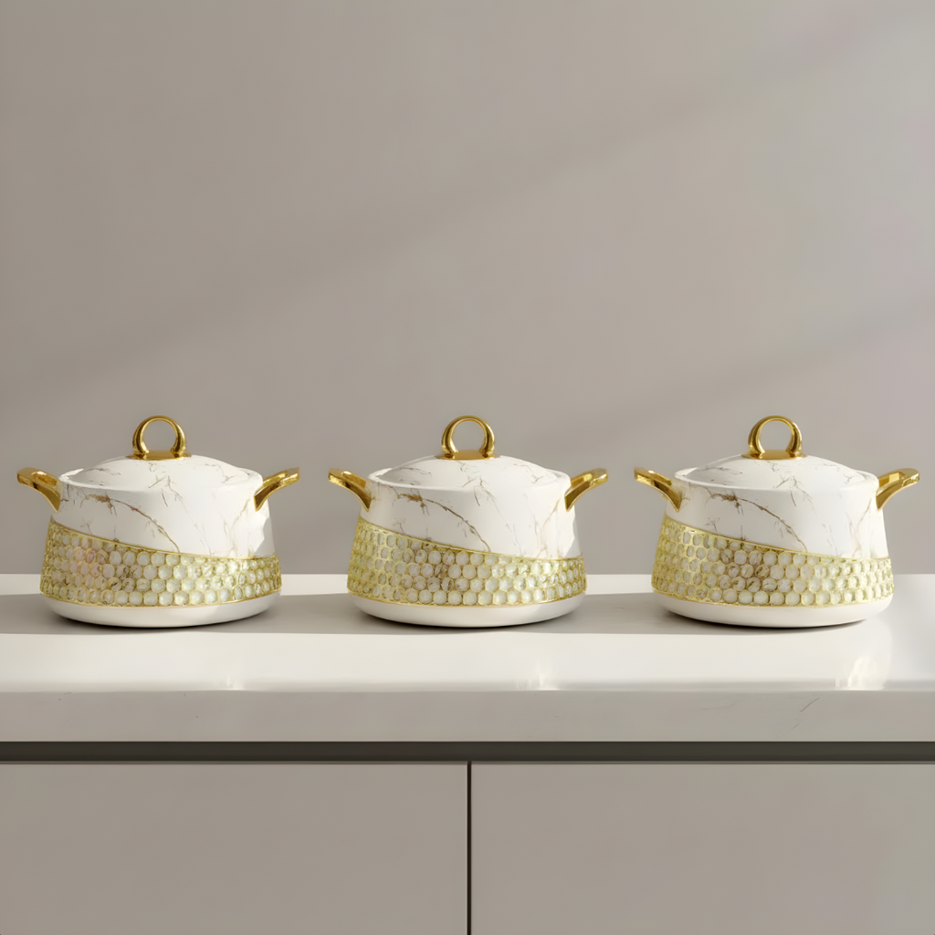 Thermos Alimentaire 3 Pièces – 2L + 2.5L + 3L