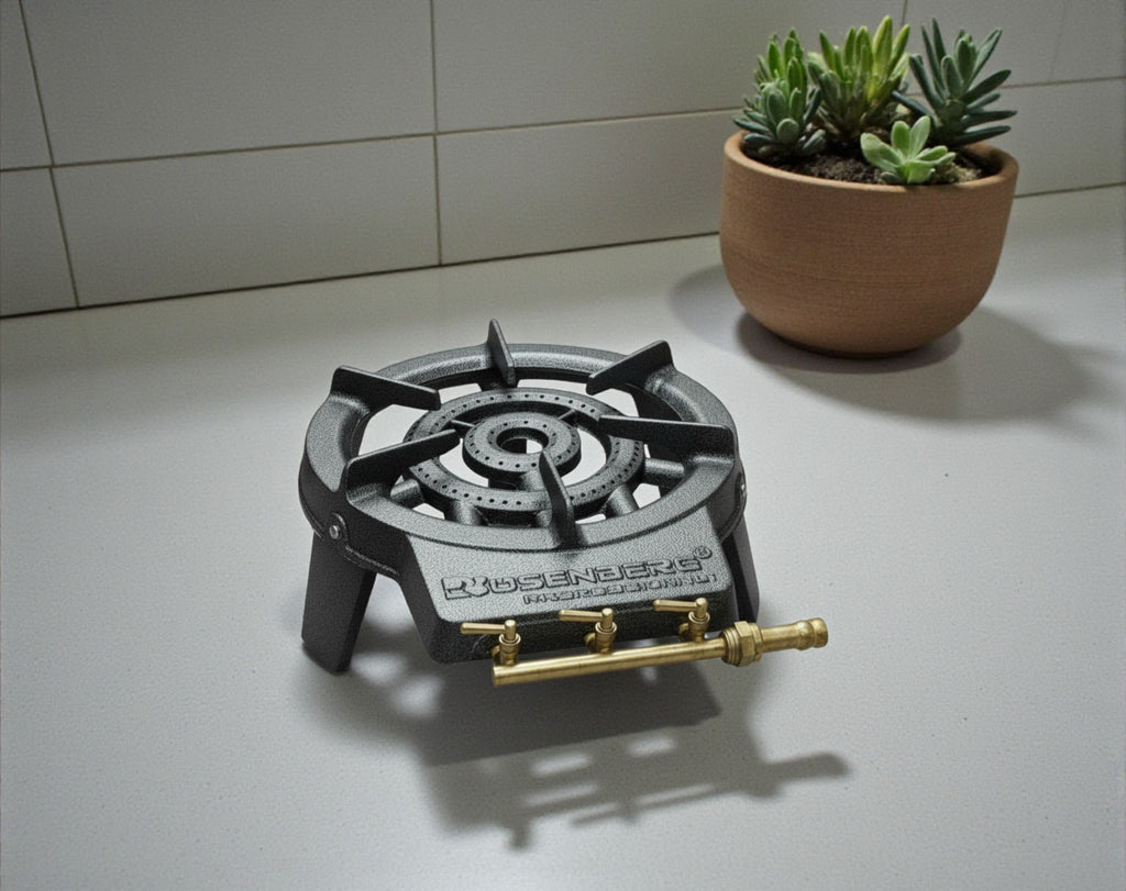 Réchaud à gaz en fonte