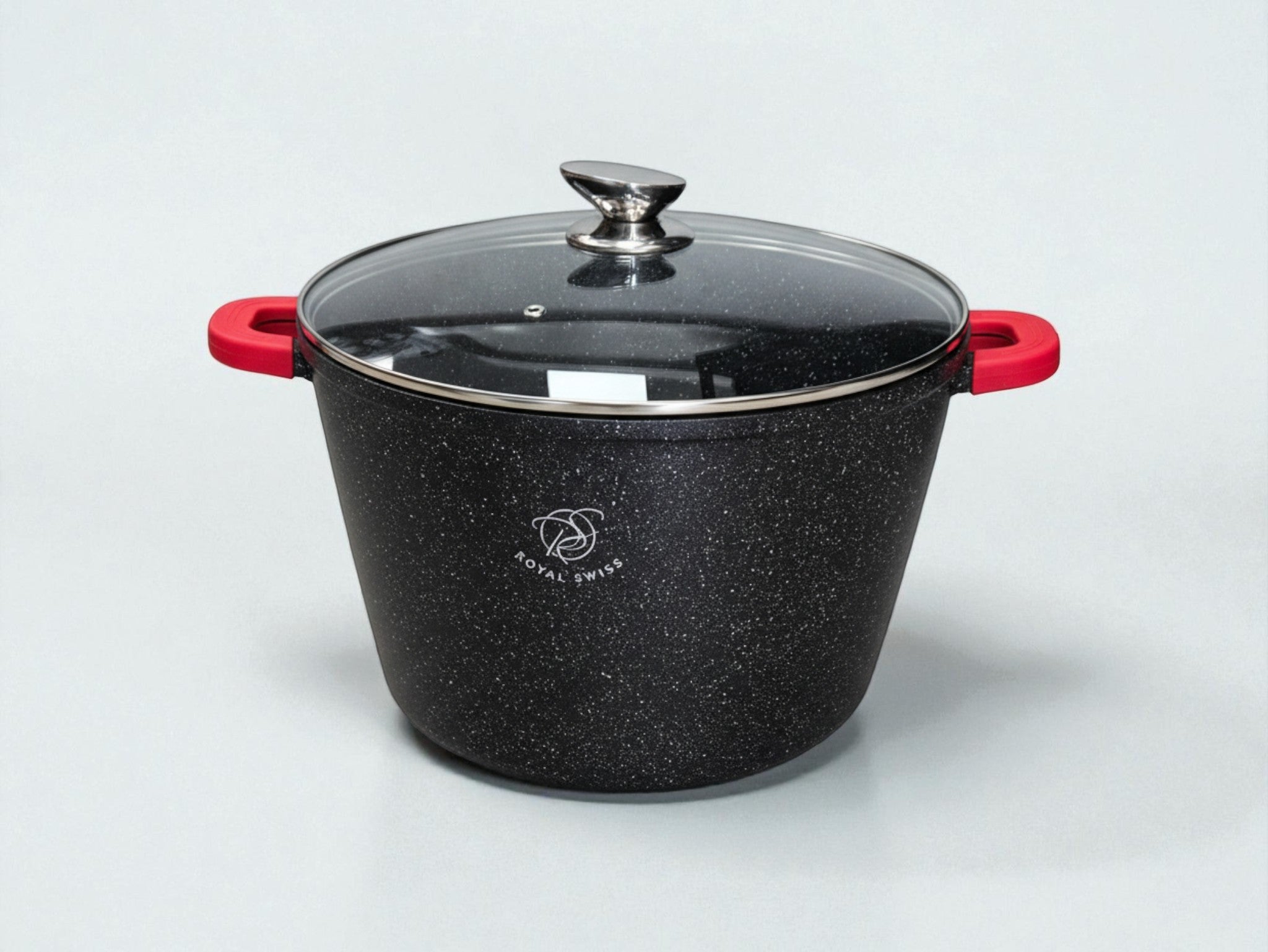 Faitout avec couvercle en verre