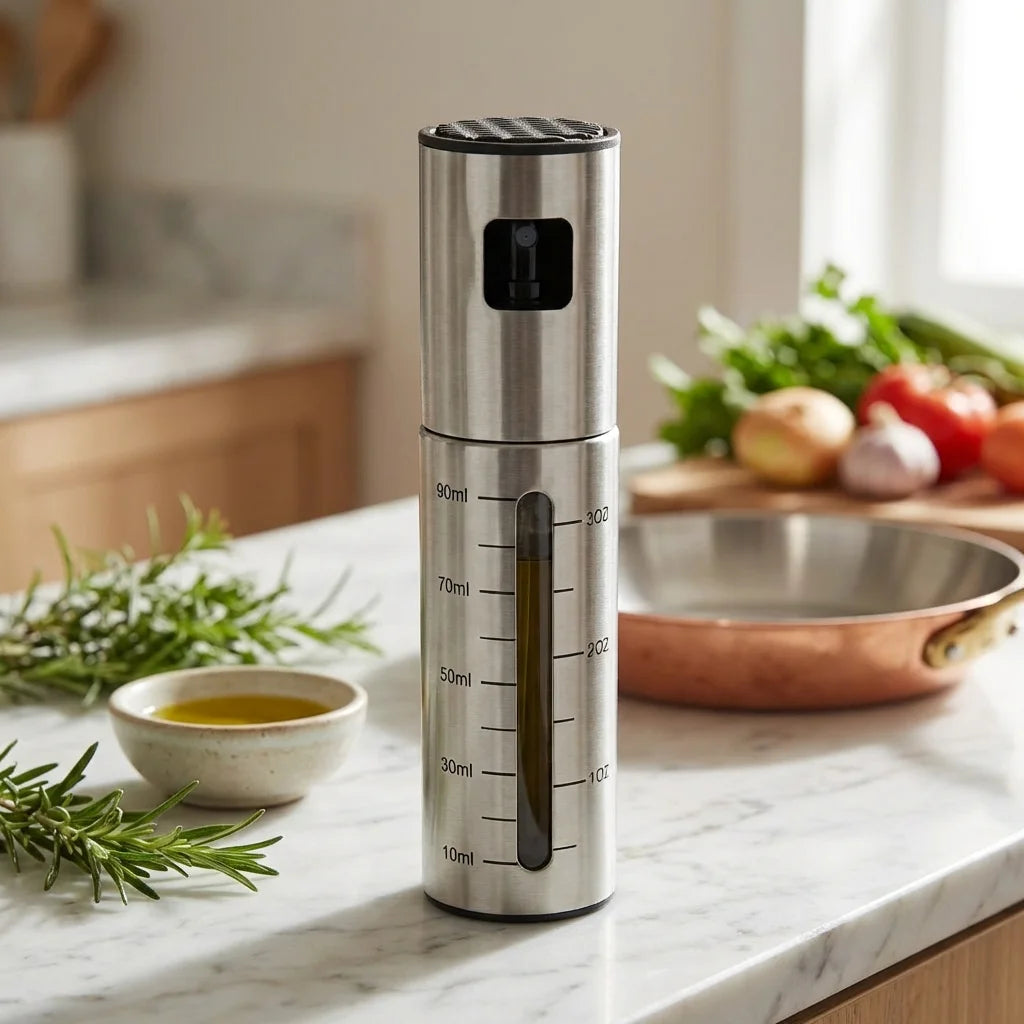 Spray à Huile 90ml en Acier Inoxydable