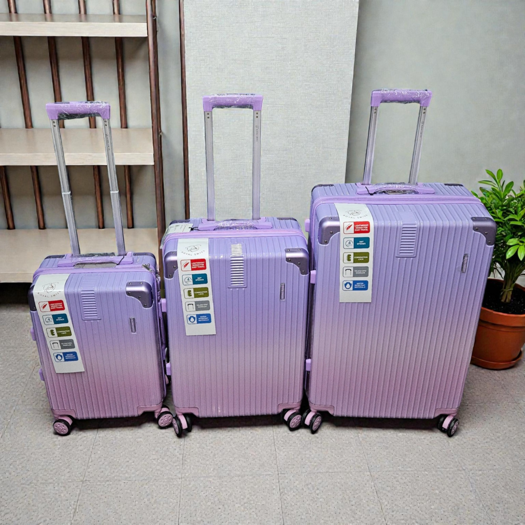 Set de 3 Valises – (cabine + moyenne + grande)