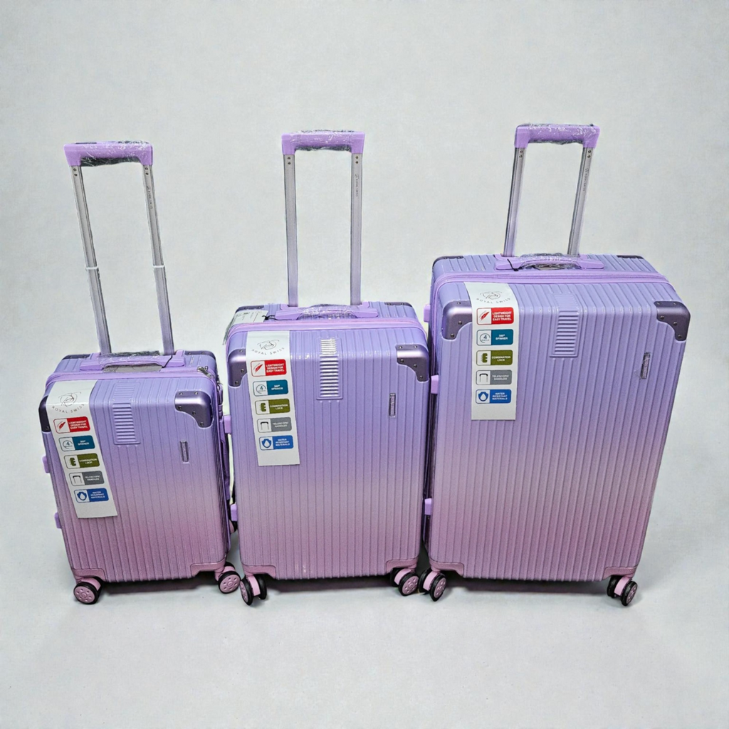 Set de 3 Valises – (cabine + moyenne + grande)