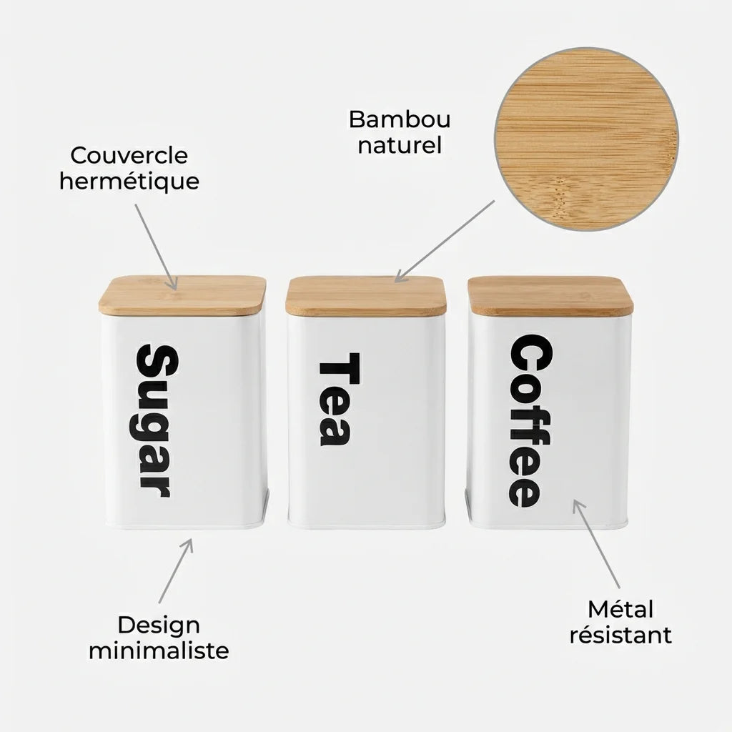 Pot à épices – Thé / Café / Sucre