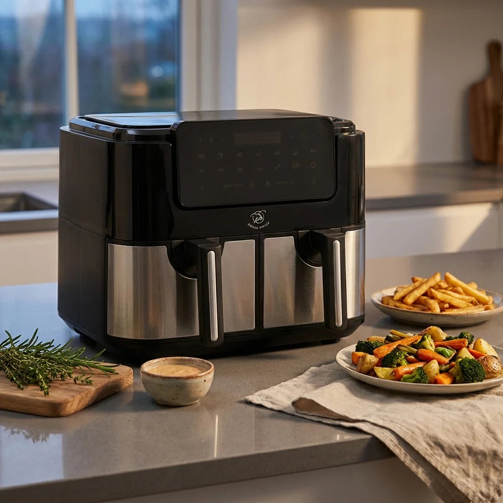 Air fryer double compartiment - 4,5L + 4,5L