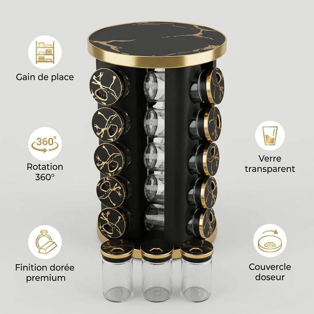 Caroussel à épices marbrés premium