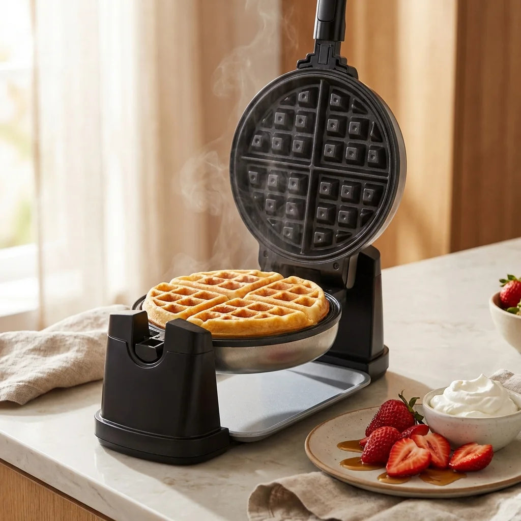 Gaufrier rond électrique