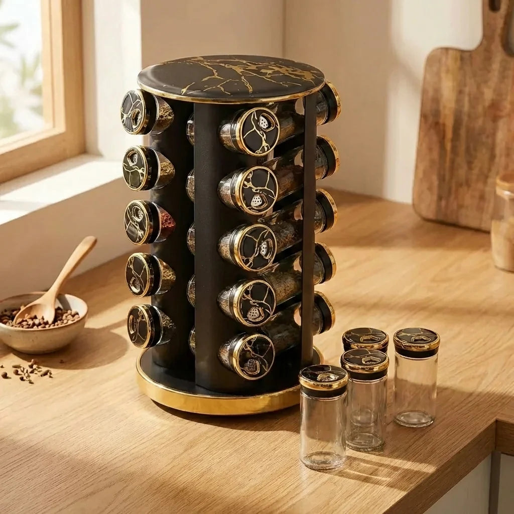 Carrousel à épices marbré