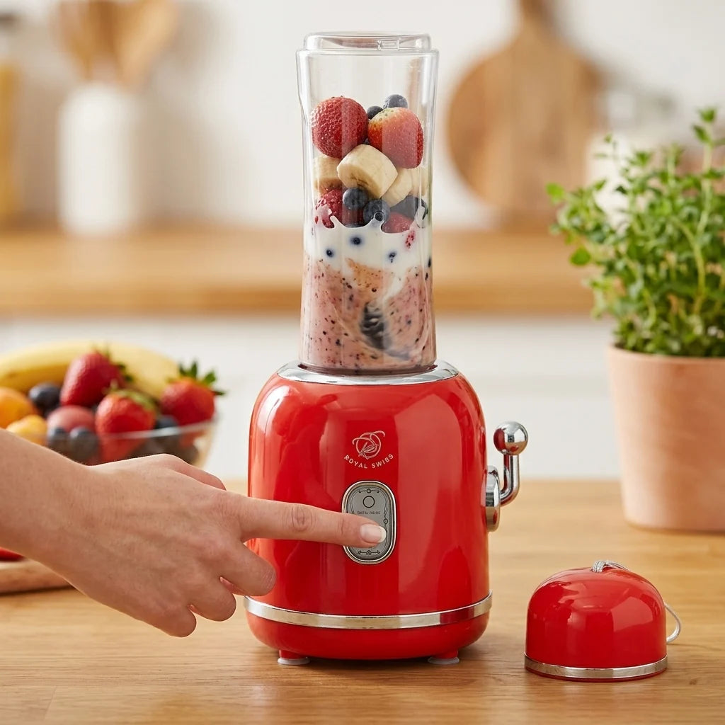 Blender Smoothie Portable 300W – Mixeur Électrique Compact avec Bouteille