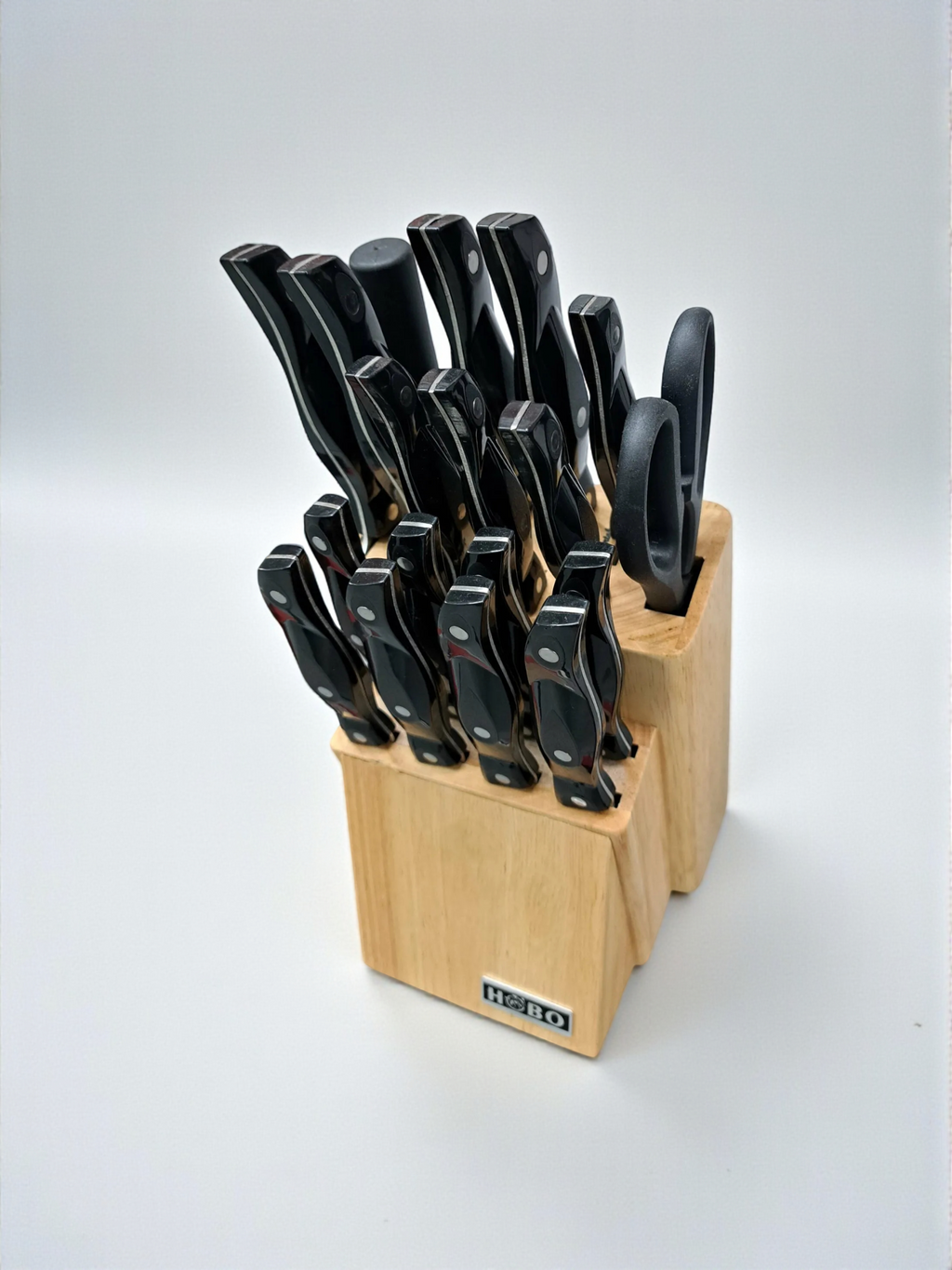 Bloc de couteaux - 19 pièces