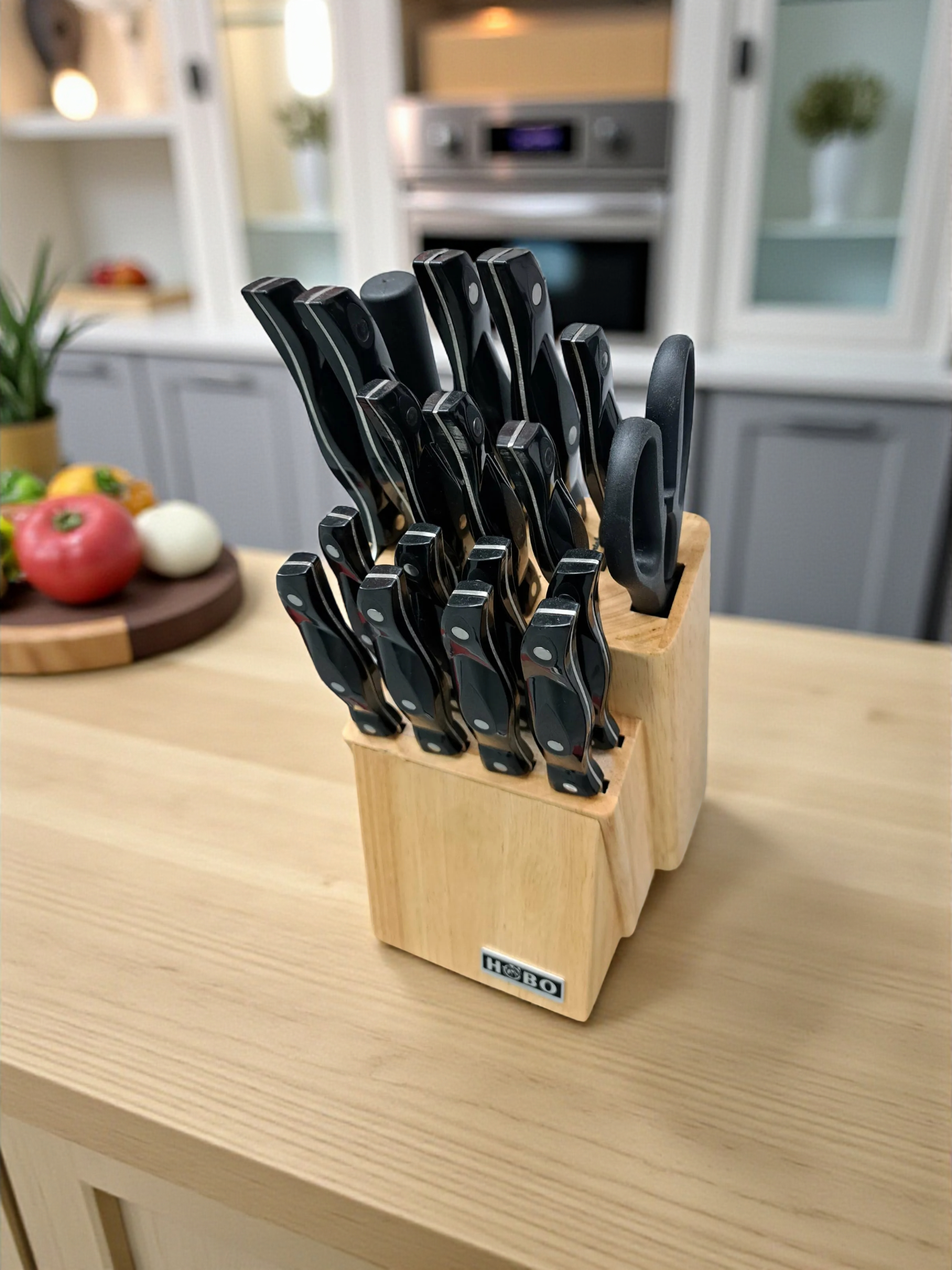 Bloc de couteaux - 19 pièces