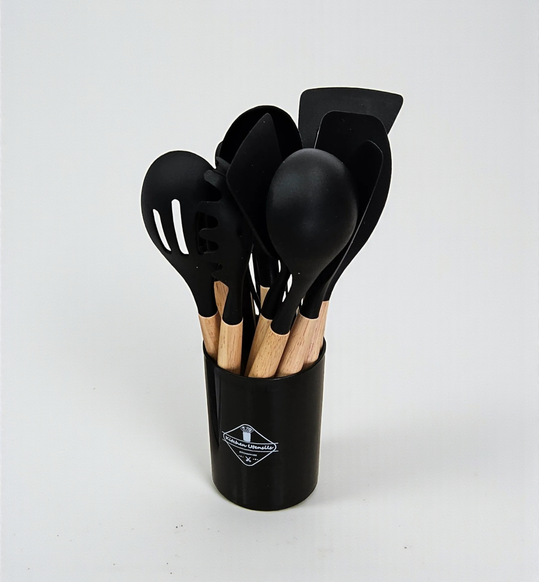 Set d’ustensiles de cuisine en silicone – 12 pièces