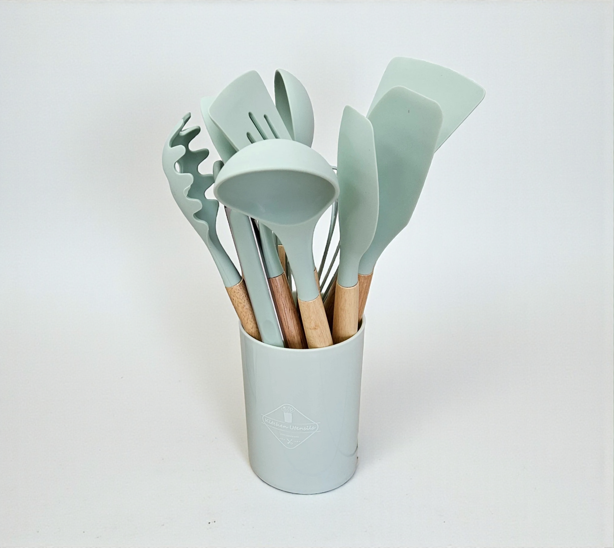 Set d’ustensiles de cuisine en silicone – 12 pièces