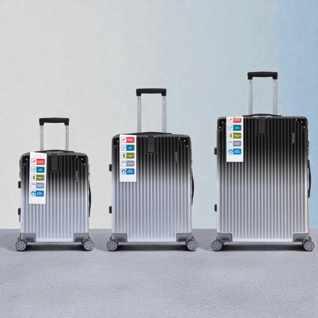 Set de 3 Valises – (cabine + moyenne + grande)