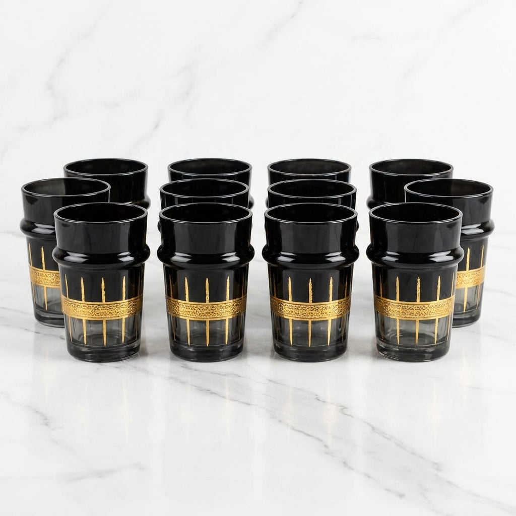 Lot de 12 Verres à Thé Orientaux