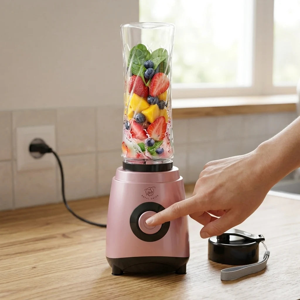 Blender Smoothie Maker Portable 450ML – Mixeur Fruits & Shaker Électrique Rapide