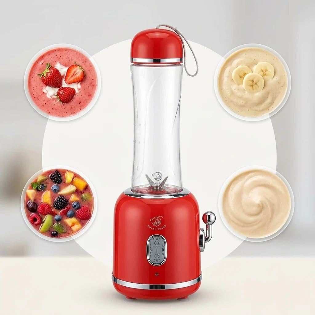 Blender Smoothie Portable 300W – Mixeur Électrique Compact avec Bouteille