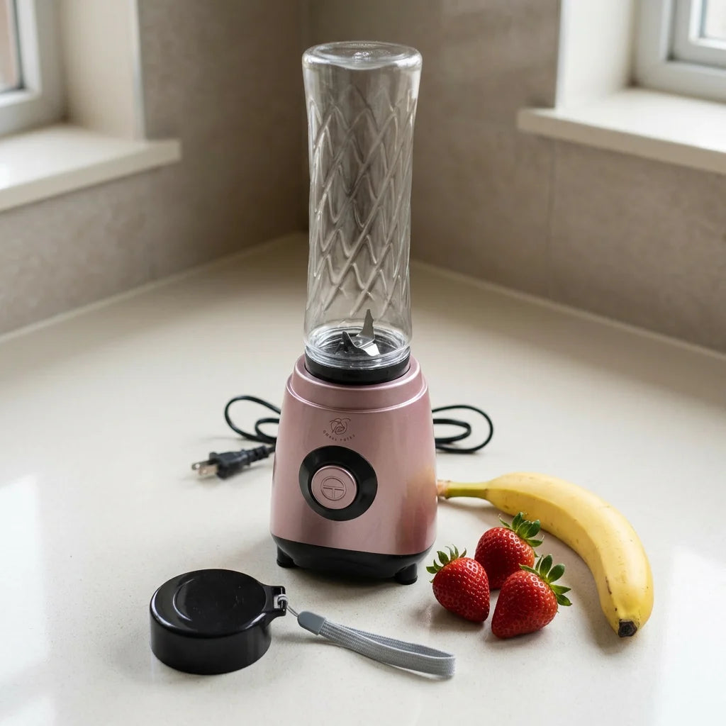 Blender Smoothie Maker Portable 450ML – Mixeur Fruits & Shaker Électrique Rapide